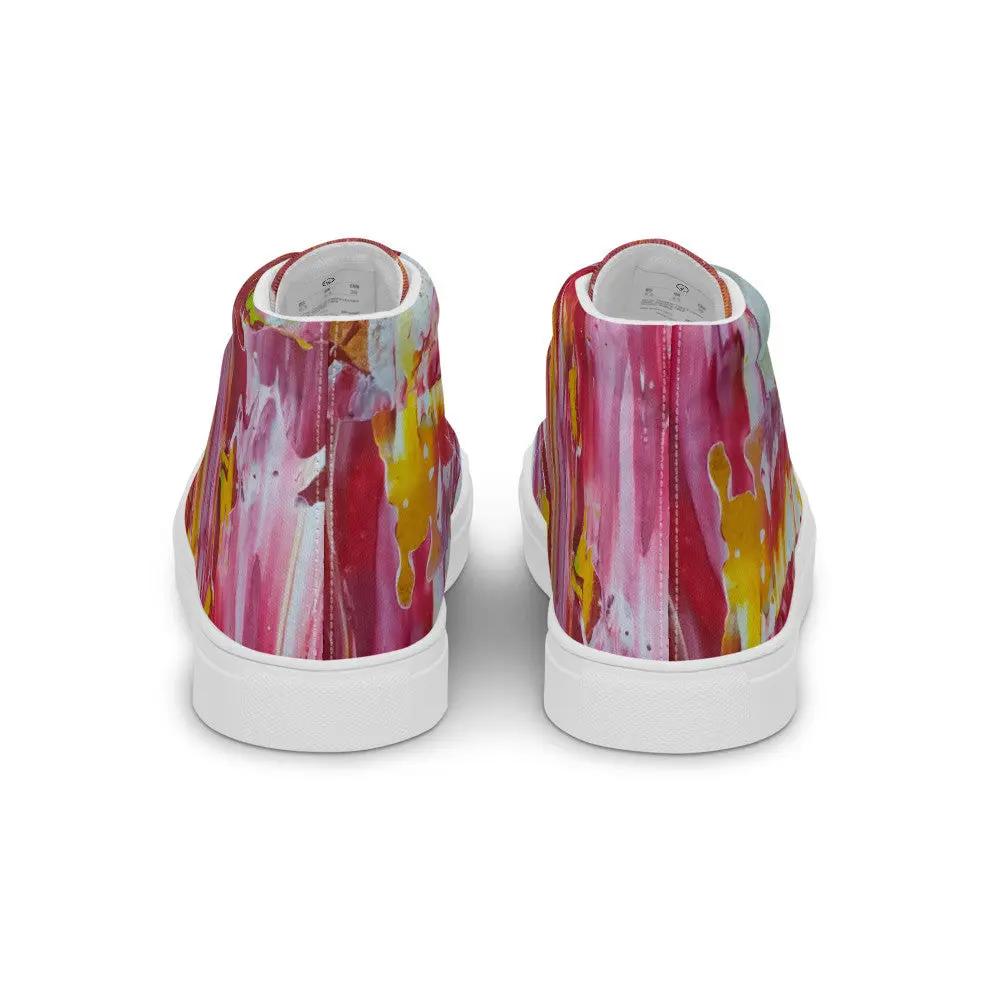 Gianneli Colours Handmade Women’s High Top Canvas Shoes Fadia, Noura