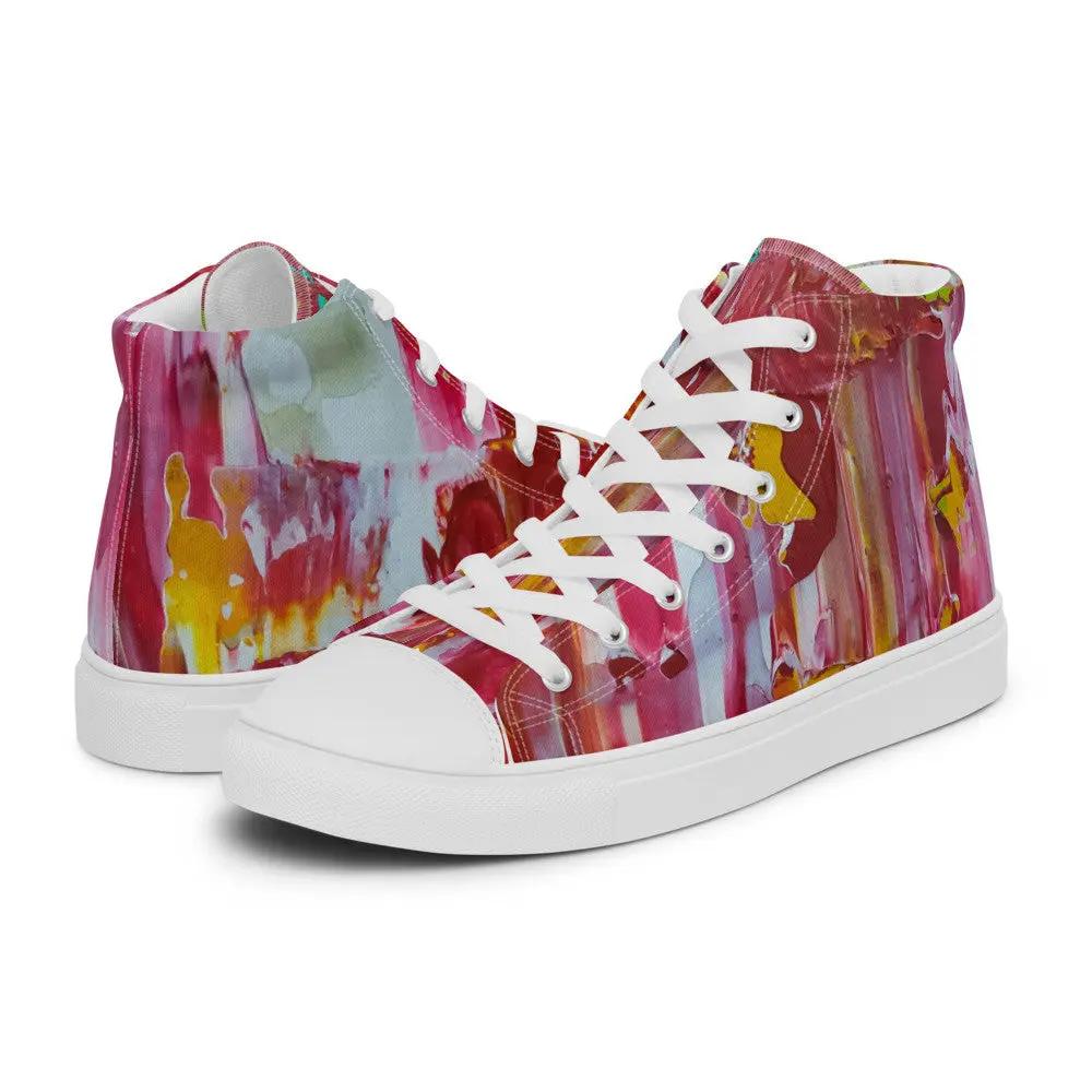 Gianneli Colours Handmade Women’s High Top Canvas Shoes Fadia, Noura