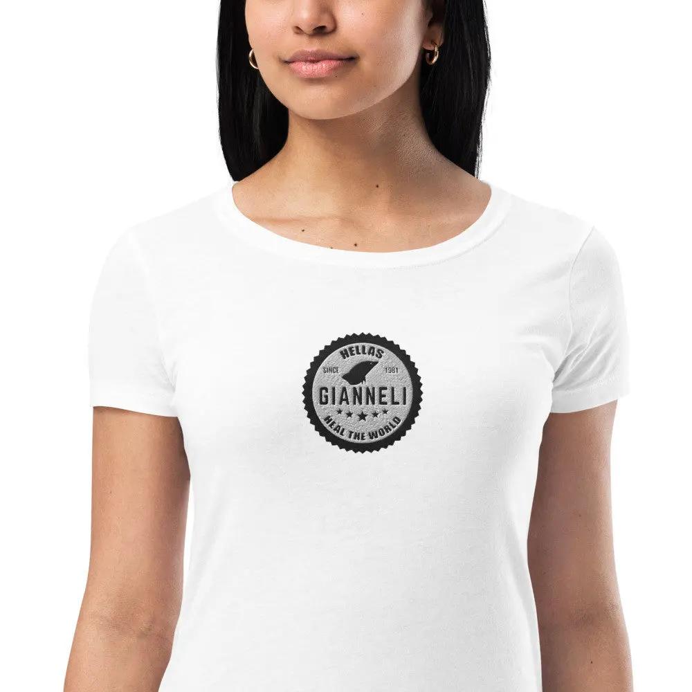 HEAL THE WORLD Women’s Fitted T-shirt by Gianneli Fadia, Noura