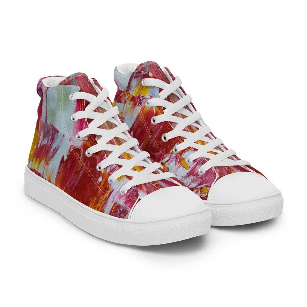 Gianneli Colours Handmade Women’s High Top Canvas Shoes Fadia, Noura