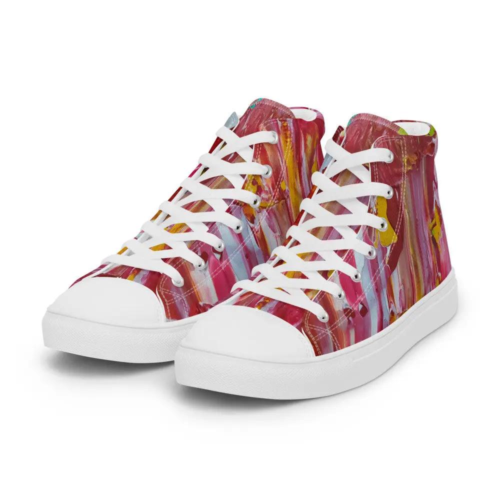 Gianneli Colours Handmade Women’s High Top Canvas Shoes Fadia, Noura
