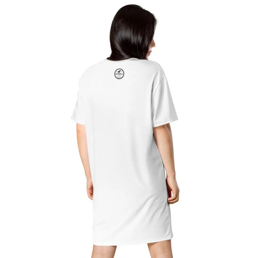HAND BY HAND T-shirt Dress by Gianneli Fadia, Noura