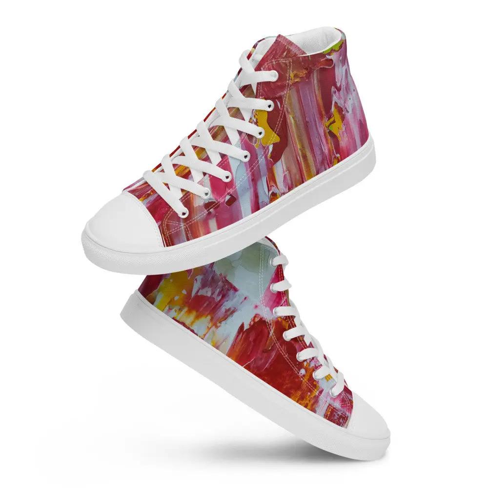 Gianneli Colours Handmade Women’s High Top Canvas Shoes Fadia, Noura