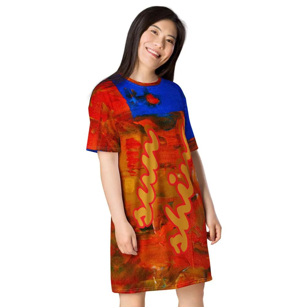 SUNSHINE T-shirt Dress by Gianneli Fadia, Noura