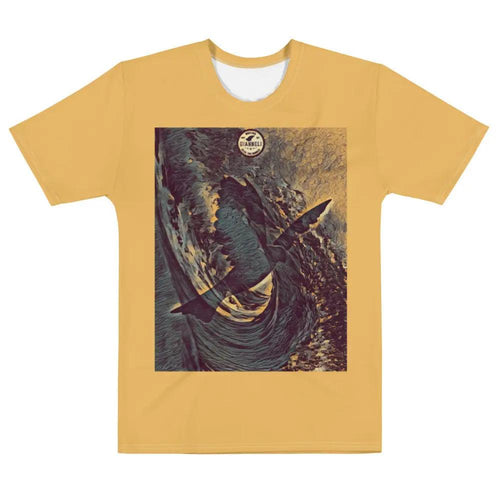 AEGEAN WAVES Men's t-shirt by Gianneli Fadia, Noura