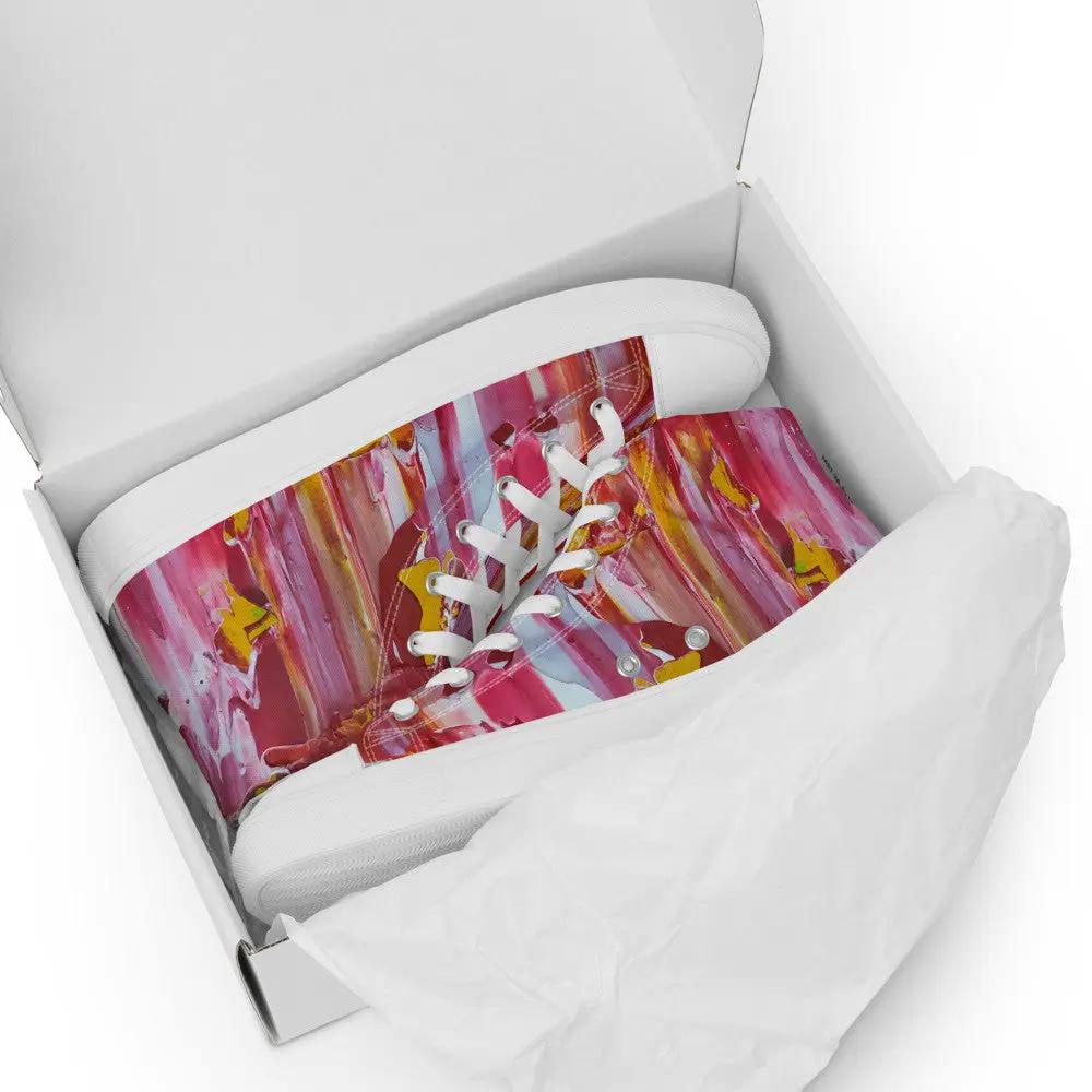 Gianneli Colours Handmade Women’s High Top Canvas Shoes