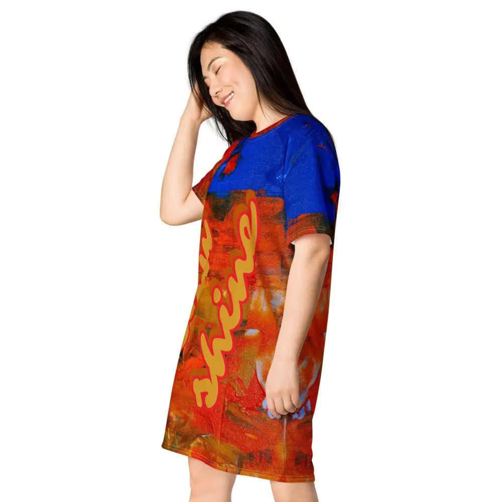 SUNSHINE T-shirt Dress by Gianneli Fadia, Noura