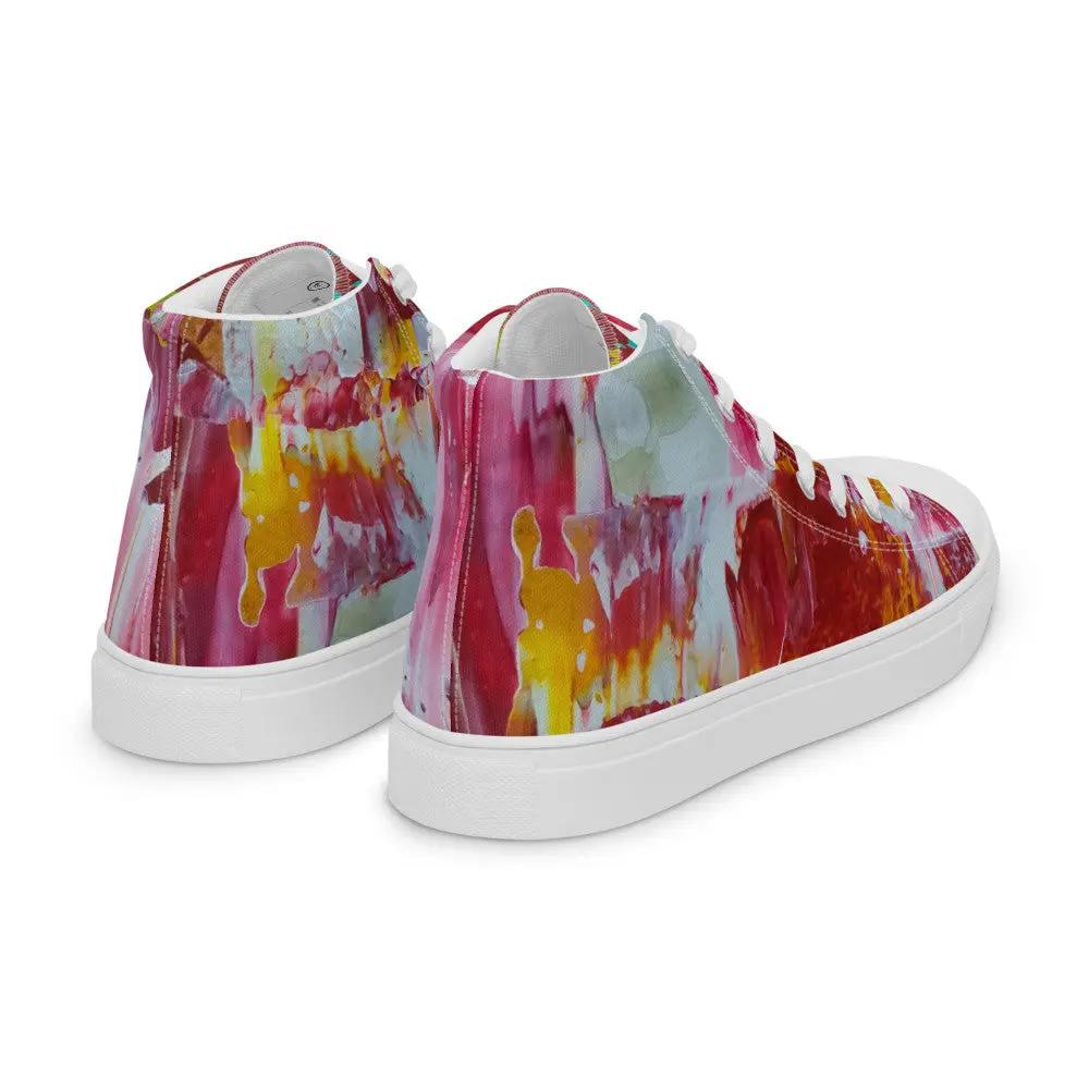 Gianneli Colours Handmade Women’s High Top Canvas Shoes Fadia, Noura