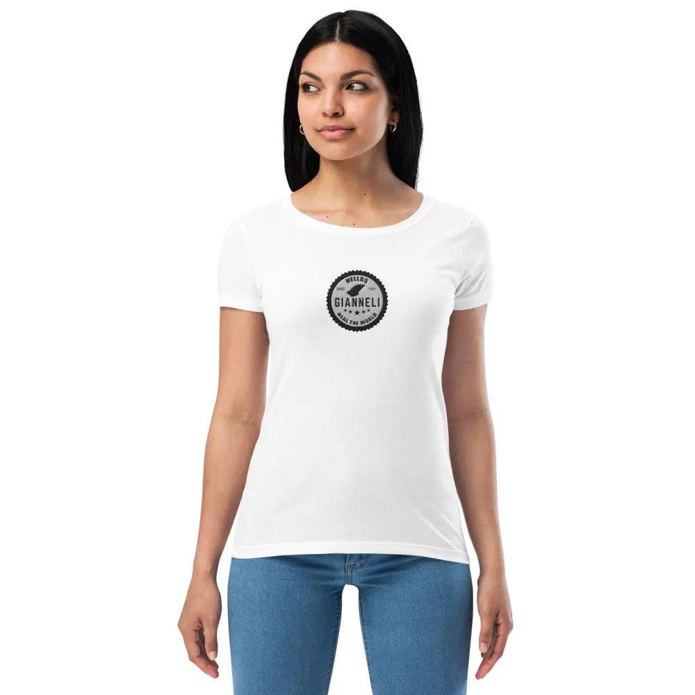 HEAL THE WORLD Women’s Fitted T-shirt by Gianneli Fadia, Noura