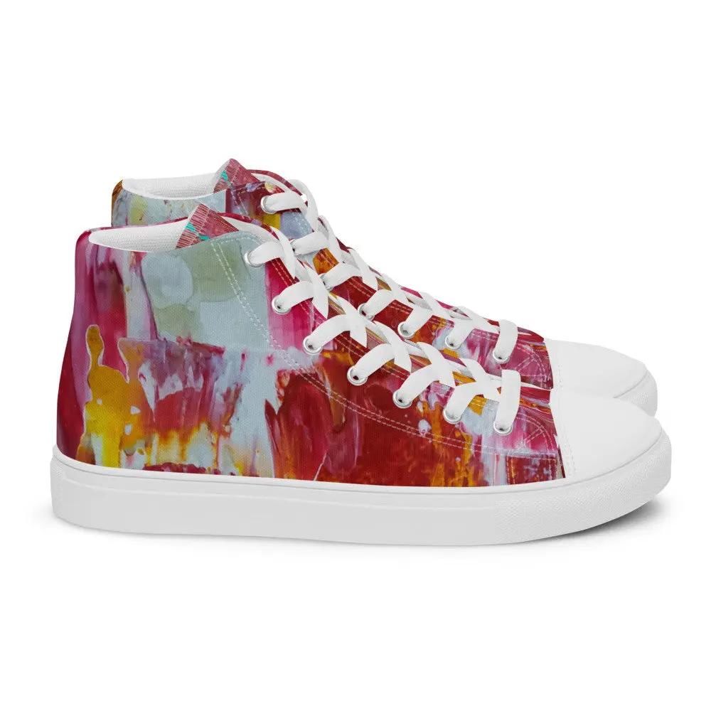 Gianneli Colours Handmade Women’s High Top Canvas Shoes Fadia, Noura