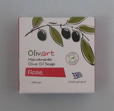 OLIVART Hand made Olive Oil soap- Rose OLIVART