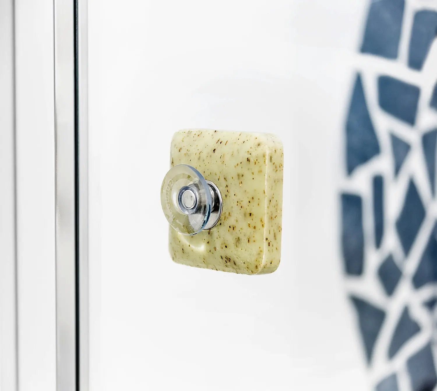 SAVONT Original Magnetic floating soap holder | Always dry & clean | Soap dish dispenser drainer for shower or sink SAVONT